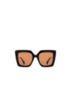 Max Mara Square Frame Sunglasses In Pink