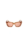 Max Mara Logo Sunglasses In Pink