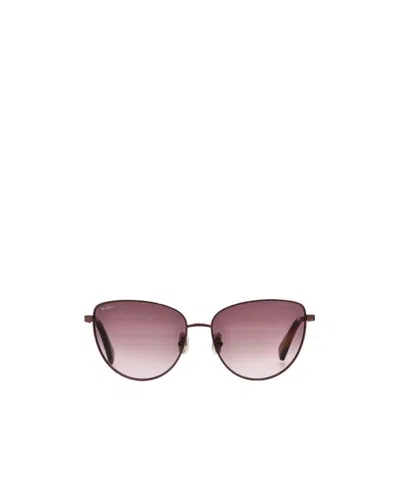 Max Mara Logo Sunglasses In Pink