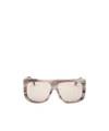 Max Mara Shield Frame Sunglasses In Pink