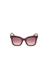 Max Mara Logo Sunglasses In Pink