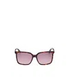Max Mara Square Frame Sunglasses In Pink