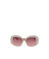 Max Mara Logo Sunglasses In Pink