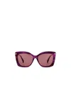Max Mara Logo Sunglasses In Pink