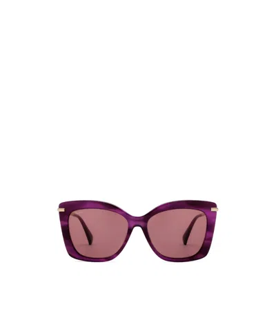 Max Mara Logo Sunglasses In Pink