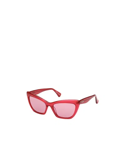Max Mara Logo Sunglasses In Pink