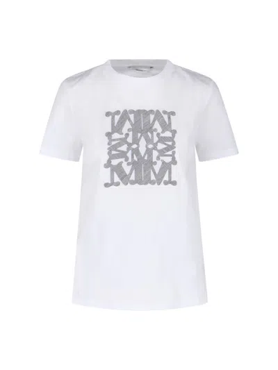 Max Mara Logo T-shirt In White