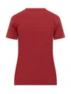 Max Mara Logo T-shirt In Rosso