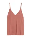 Max Mara Logo Vest In Pink