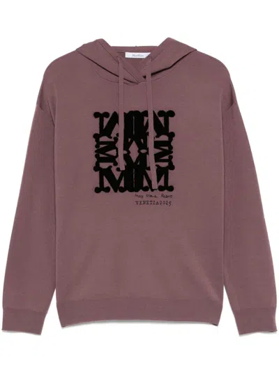 MAX MARA MAX MARA LOGO WOOL HOODIE