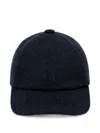Max Mara Logo-embroidered Baseball Cap In Blue