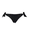 Max Mara Logo-print Bikinis In Black