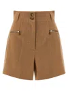 Max Mara Lola Bermuda And Short Brown In Neutral