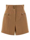 Max Mara Lola Bermuda And Short Brown In Brown