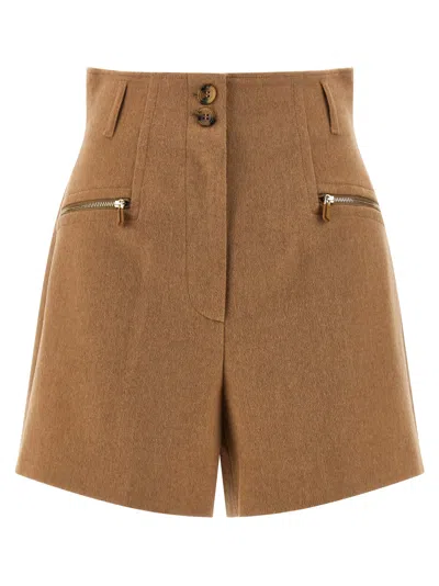 Max Mara Lola Shorts In Brown