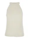 Max Mara Sleeveless Sweater In Neutral
