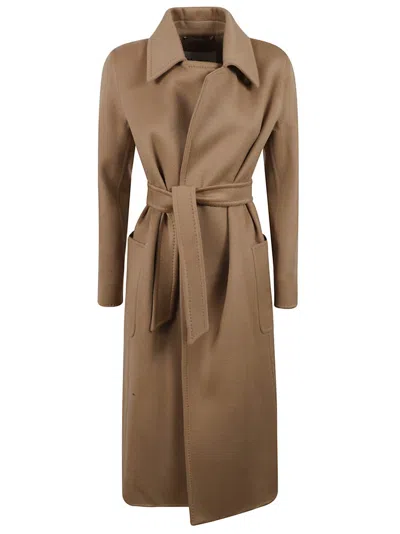 Max Mara Long Brown Cashmere Coat
