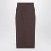 Max Mara Pianosa Denim-effect Midi Skirt