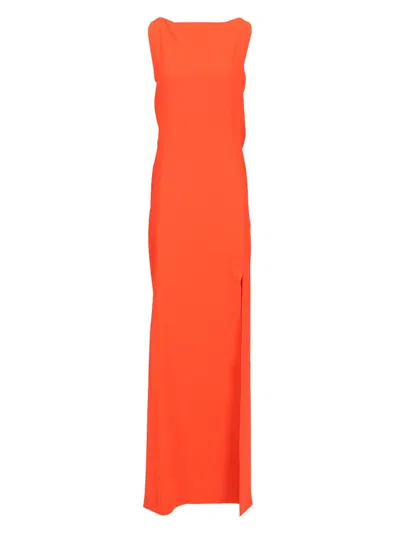 Max Mara Long Cady Dress Dresses Red