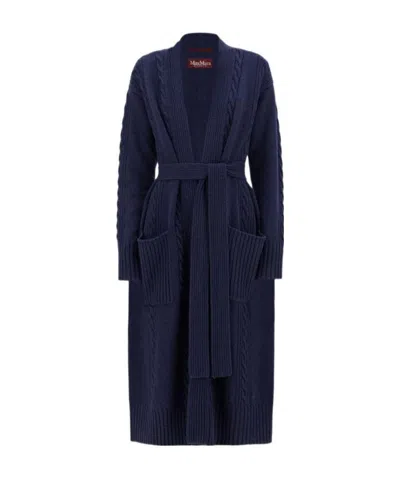 Max Mara Long Cardigan In Black