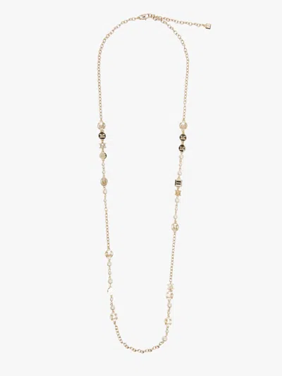 Max Mara Long Chain Necklace In Gold