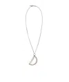 Max Mara Long Chain Pendant Necklace