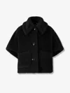 Max Mara Long Coat In Black