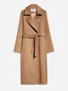 Max Mara Long Coat In Brown