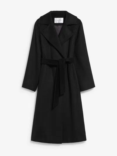 Max Mara Long Coat By In Black