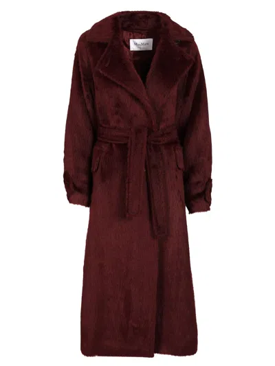 MAX MARA LONG COAT IN ALPACA AND WOOL