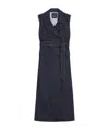 Max Mara Greta Ultramarine Denim Waistcoat Dress