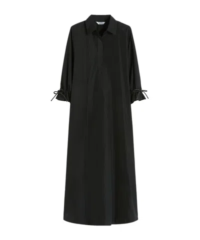Max Mara Long Dress In Black