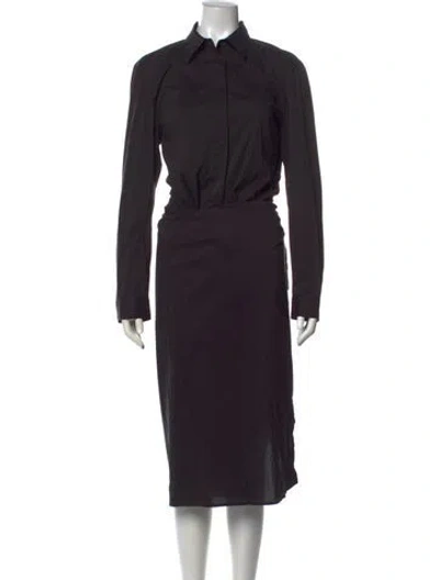 Pre-owned Max Mara Long Dress In Black