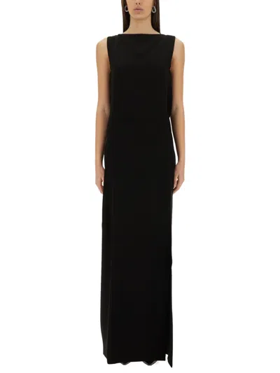 Max Mara Long Dress Creso In Black