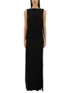 Max Mara Dress Woman Black In Black