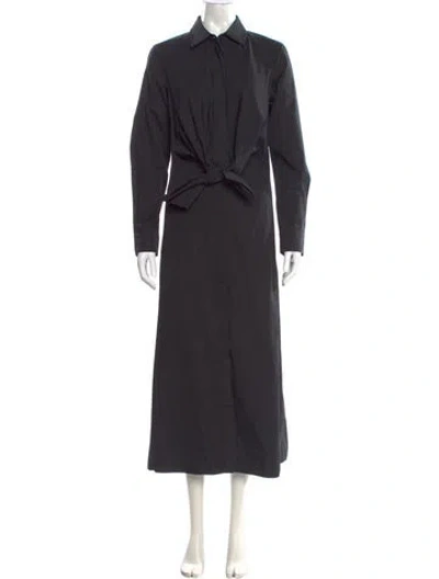 Pre-owned Max Mara Long Dress In Gray