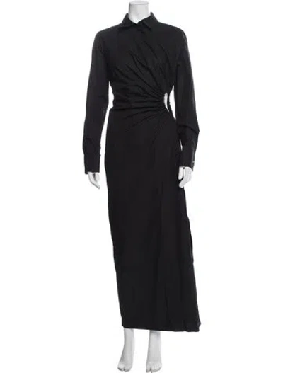 Pre-owned Max Mara Long Dress W/ Tags In Black
