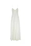 Max Mara Calmi Georgette Maxi Dress