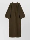 Max Mara Long Knit Cardigan Patch Pockets