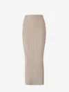 Max Mara Long Knitted Midi Skirt
