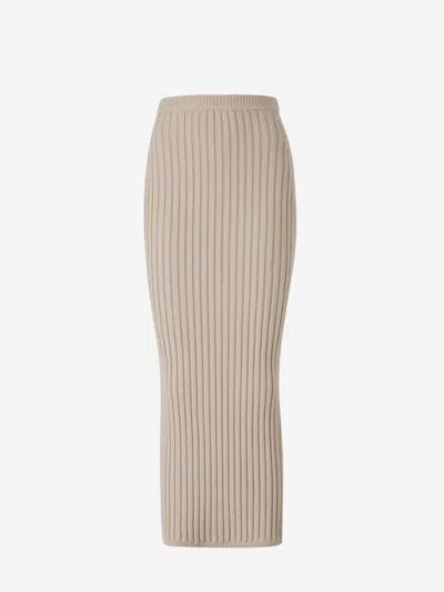 MAX MARA MAX MARA LONG KNITTED MIDI SKIRT