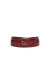 Max Mara Long Belt In Red