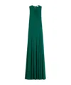 Max Mara Carnet Mesh Jersey Maxi Dress