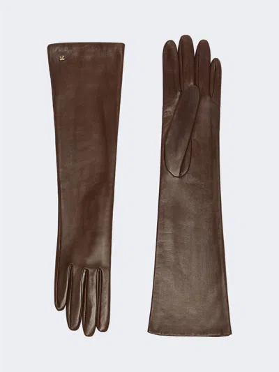 Max Mara Long Nappa Leather Gloves