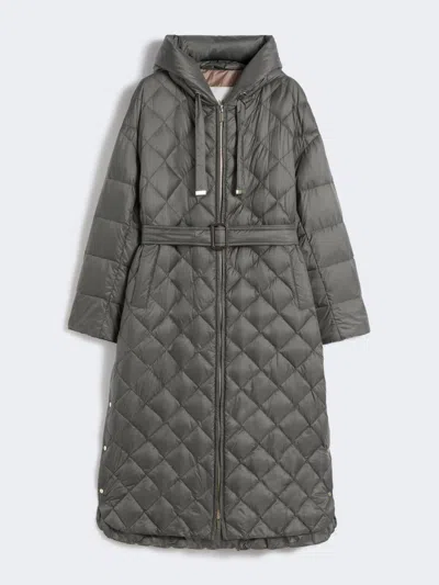 MAX MARA LONG QUILTED DOWN JACKET IN WATER-REPELLENT FABRIC