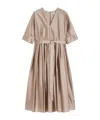 Max Mara Grey Viola Dress In Quaint Rose Color
