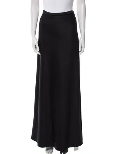 Pre-owned Max Mara Long Skirt In Black
