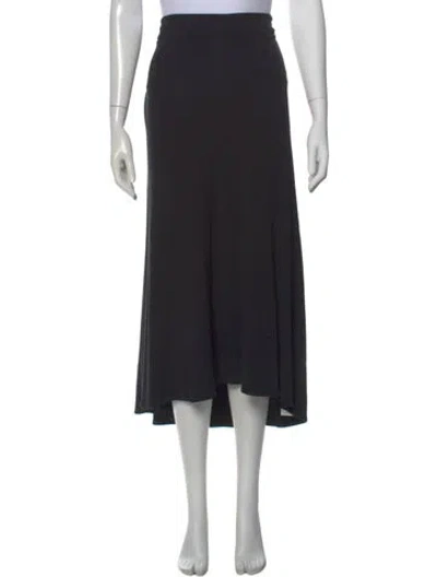 Pre-owned Max Mara Long Skirt In Black
