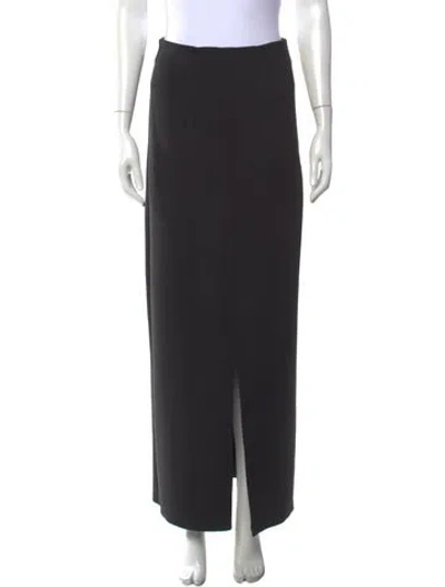 Pre-owned Max Mara Long Skirt In Black