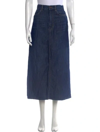 Pre-owned Max Mara Long Skirt In Blue